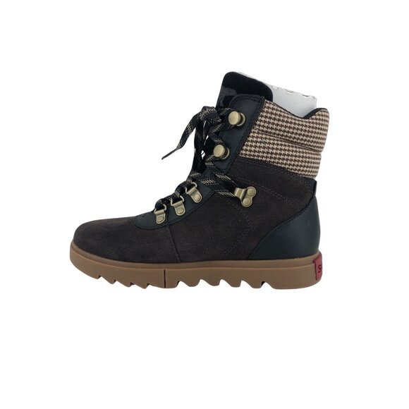 Sorel Joan of Arctic Next Lite Hiker Boots Womens 6 Blackened Brown WP New Other - Picture 5 of 9